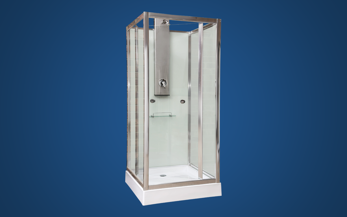 GEZA Square Glass Shower Cubicle GEZA Shower Cubicles