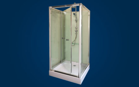 GEZA Square Glass Shower Cubicle